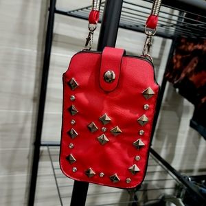 Red Leather Satchel-Custom